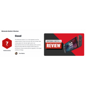 IGN给Switch2打7分：非常适合初代NS玩家升级 使用一段时间后会感到莫名失望